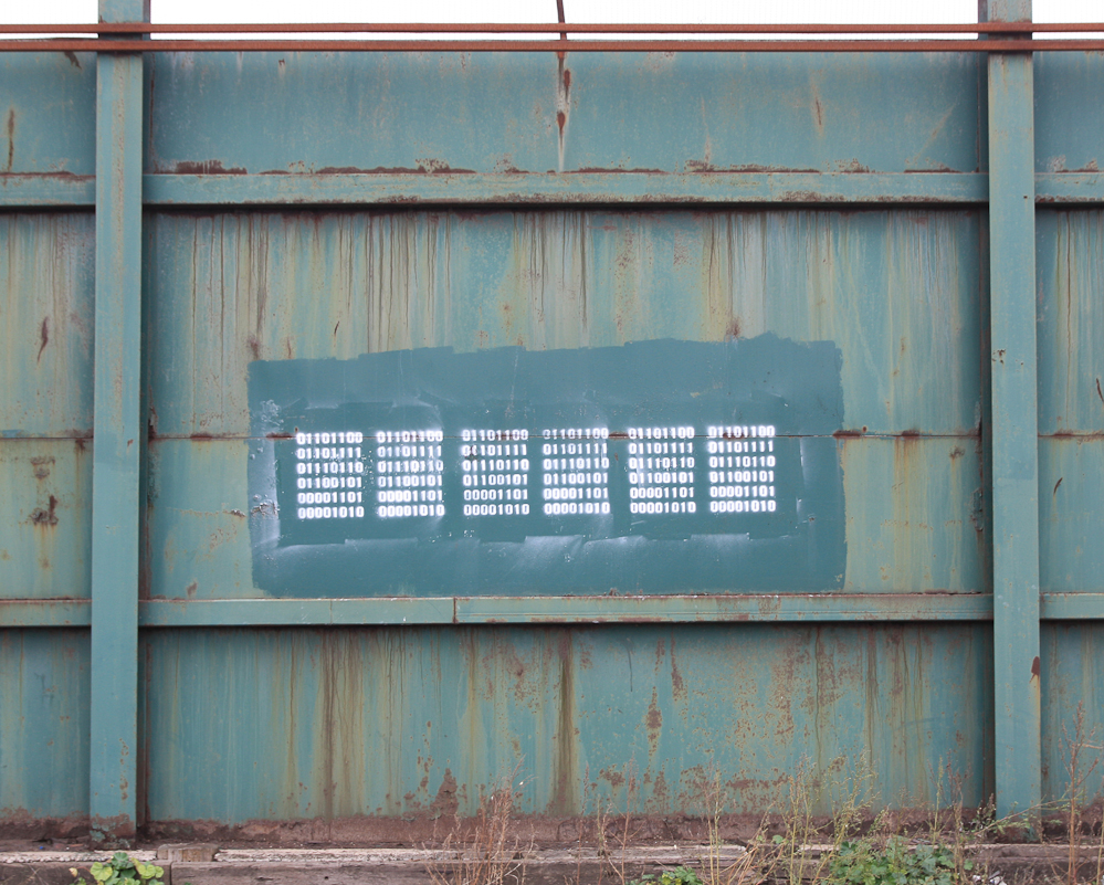 Stanza ,  art , graffitti, The Binary Graffiti Club, code, activism, The Binary Graffiti Club. An Art Project by Stanza,  